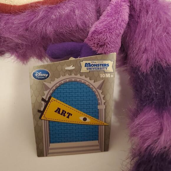 Disney Store Monster University Art Posable Stuffed Plush 12" x 14" NWT - Picture 4 of 9